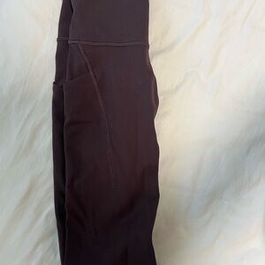 lululemon wunder train with pockets espresso size 2